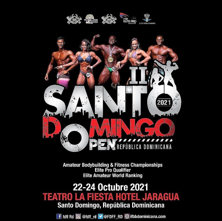 FDFF prepara II Santo Domingo Open élite´s pro clasificatorio y ranking mundial, amateur´s bodybuilding y fitness championships