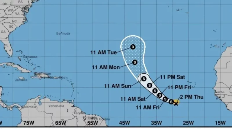 Bermudas se prepara para el paso del huracán Sam