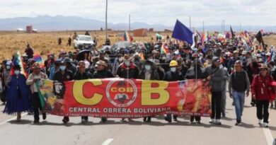 BOLIVIA: Oficialistas reiteran que la marcha a La Paz es «pacifica»