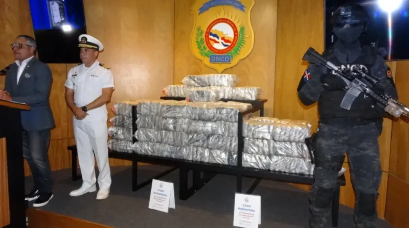 La DNCD ocupa 276 paquetes de cocaína