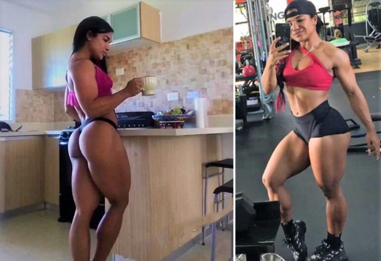 Gym La Máquina con atractiva Wellness, Maireny Sánchez, busca oro en copa Independencia de FDFF del 27 de febrero