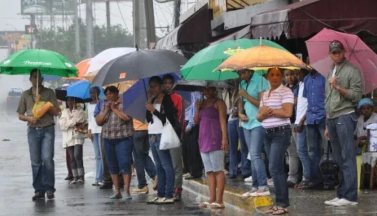 ONAMET pronostica lluvias, viento, truenos y relámpagos debido a una vaguadda