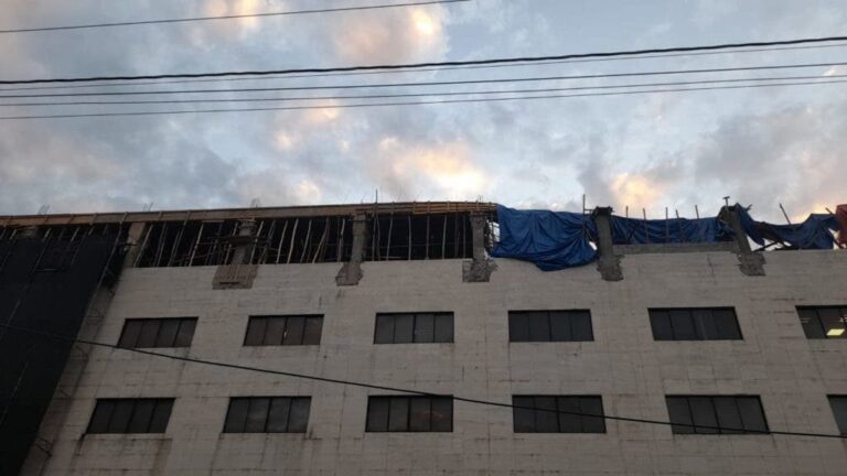 Desplome techo en construcción Senado fue por fallas en soportes