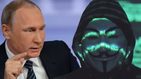 Hackers Anonymous le declara «ciberguerra» a Rusia y a Putin por Ucrania