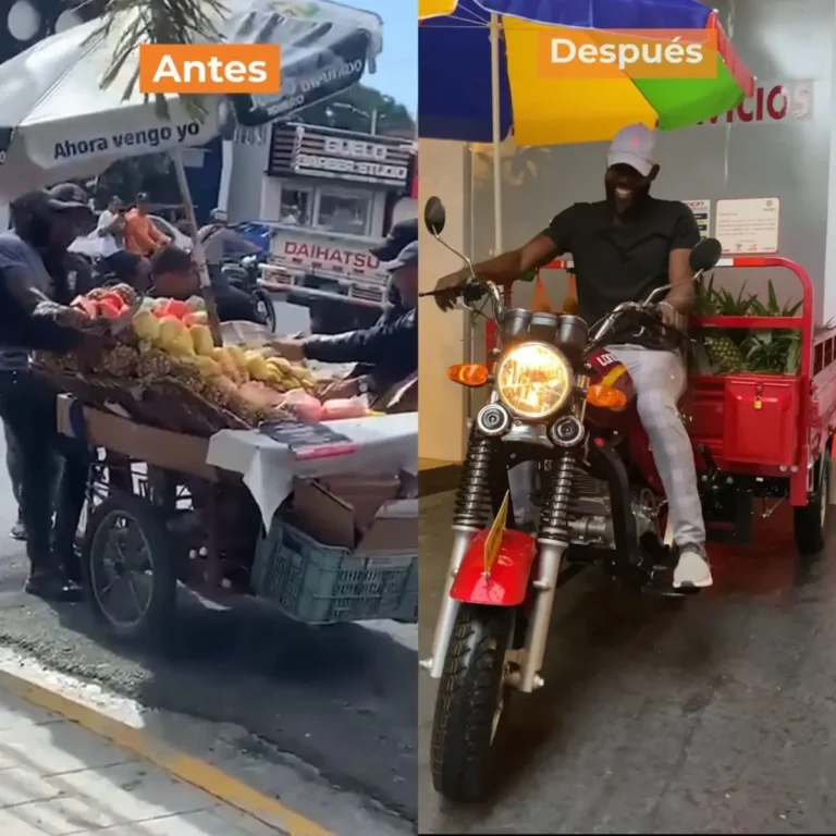 ¡Se logró! Yunior ya tiene cómo seguir trabajando vendiendo frutas en SDE