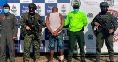 Capturan en Colombia a alias ‘Maldito Patrik’, presunto cabecilla de una célula del Clan del Golfo