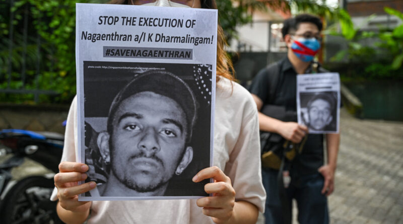Singapur ejecuta a un enfermo mental encarcelado por tráfico de drogas