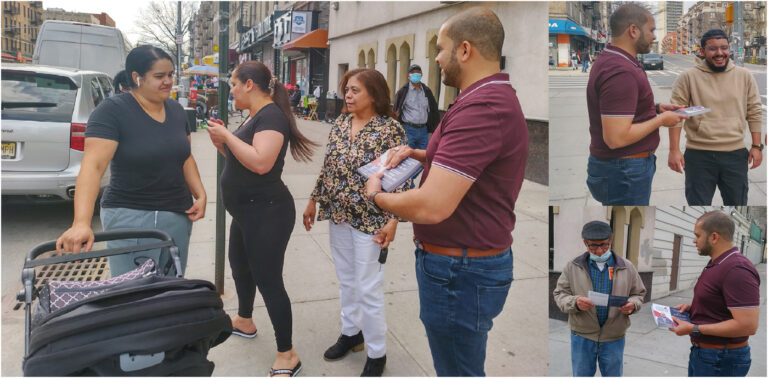 Dominicano aspirante al senado estatal en distrito 33 consolida apoyo de electores en el Alto Manhattan