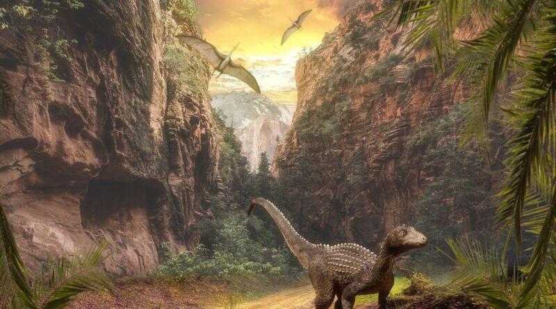 Descubren restos fosilizados de un dinosaurio que se cree que murió el día que cayó un asteroide a la Tierra