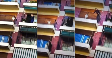 Hombre salta al balcón de un quinto piso para rescatar a un bebé; sus padres estaban durmiendo