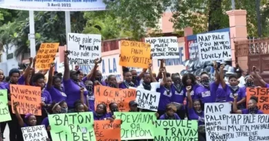 Las mujeres haitianas salen a las calles para exigir sus derechos