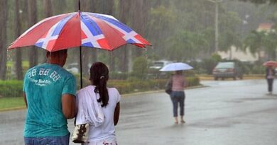 Vaguada continuará provocando lluvias sobre el país; se mantienen las alertas