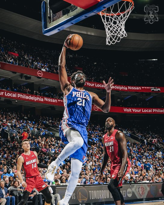 ¡Llegó Embiid! Los76ers de Philadelphia consiguen primera victoria en playoffs