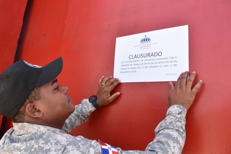 Ministerio de Trabajo sanciona con cierre a empresa tras confirmar prácticas abusivas