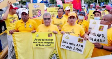 Trabajadores de RD se oponen al esquema de la Seguridad Social
