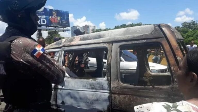 Muere hombre que intentó salvar niñas de guagua que se incendió