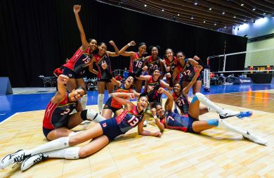 R.Dominicana derrota a Puerto Rico en Copa Panam de Voleibol