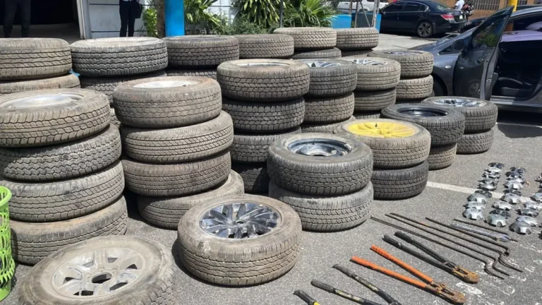 Arrestan a Joker, el hombre que tenía en su casa 64 neumáticos y 53 centros de aros robados