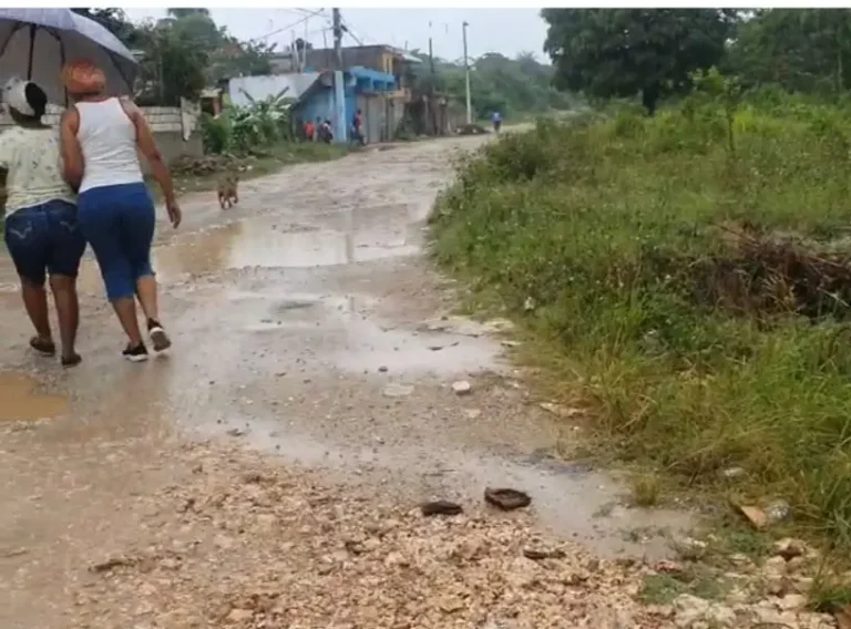 Sector La Grúa exige su calle en SDE