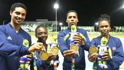 República Dominicana, Colombia y Chile con oros en atletismo