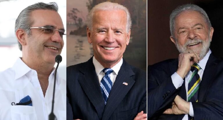 Abinader, Biden y otros líderes felicitan a Lula por su victoria