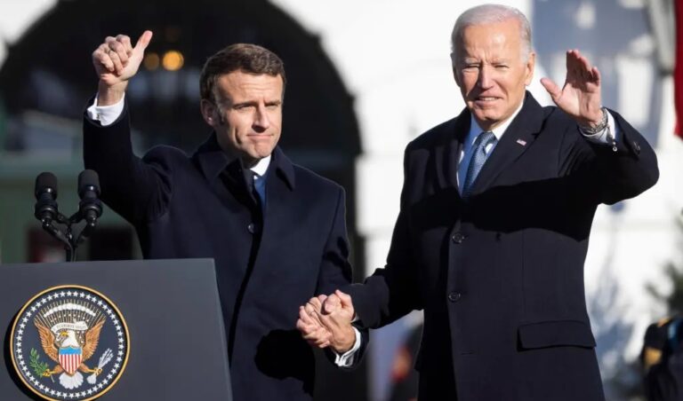 EU: Biden y Macron subrayan su alianza frente a Vladímir Putin