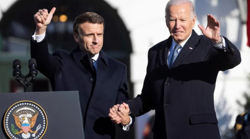EU: Biden y Macron subrayan su alianza frente a Vladímir Putin