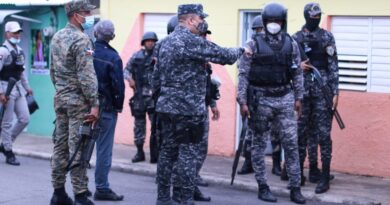 PN despliega amplio contingente en municipio Los Alcarrizos, de SD