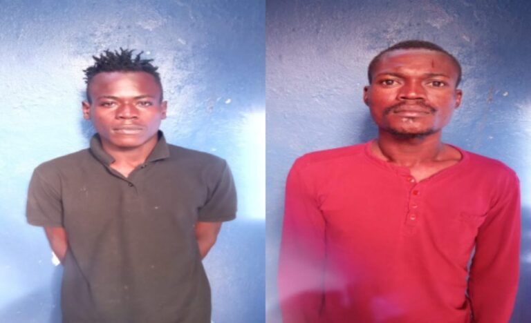 De vòlè; Dos haitianos son apresados en La Vega mientras atracaban