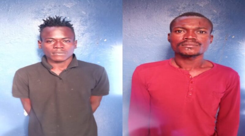 De vòlè; Dos haitianos son apresados en La Vega mientras atracaban