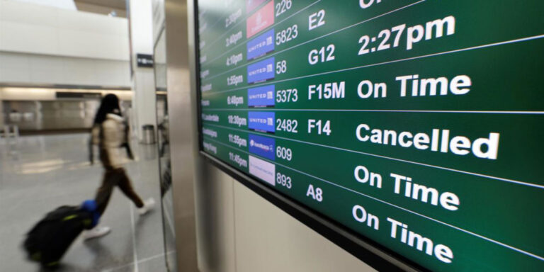 2,700 vuelos anulados en EE. UU. por temporal