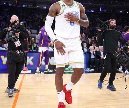 Los Lakers celebran en Madison Square Garden otro récord de LeBron