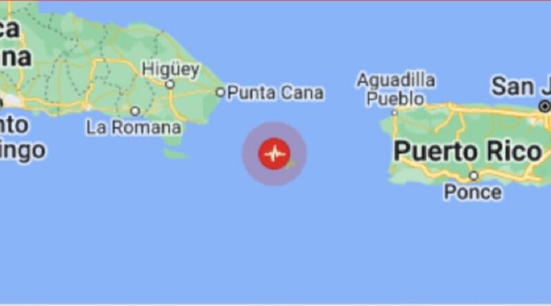 Sismo de 3.4 se registra cerca de Punta Cana y se siente en varios países