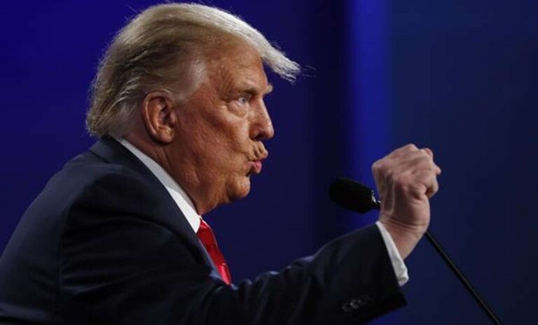 Trump tilda de incompetente a Biden tras el globo espía chino