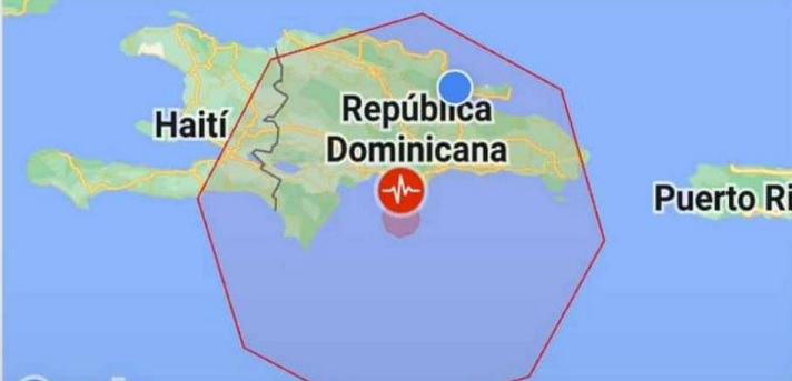 Un temblor 5.3 sacudió hoy SD y otras zonas de Rep. Dominicana