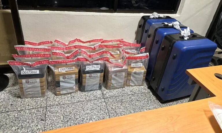 Incautan 119 paquetes de cocaína en el Aeropuerto Las Américas