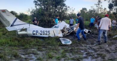 Mueren cinco personas al caer avioneta en Bolivia