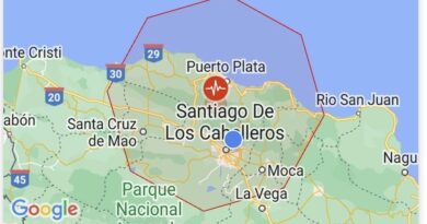 Temblor tierra 4.8 sacude este jueves zona dominicana P. Plata