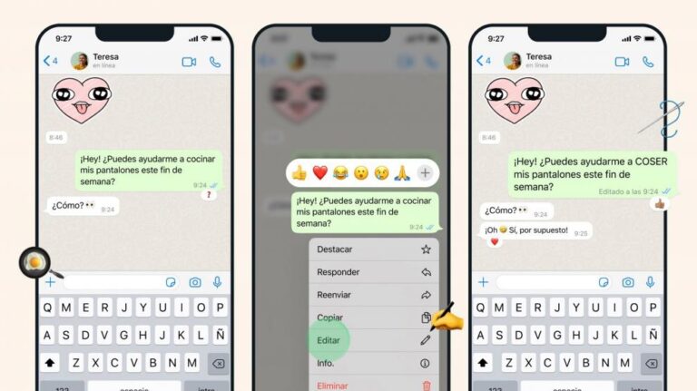 WhatsApp permitirá editar los mensajes durante un margen de 15 minutos