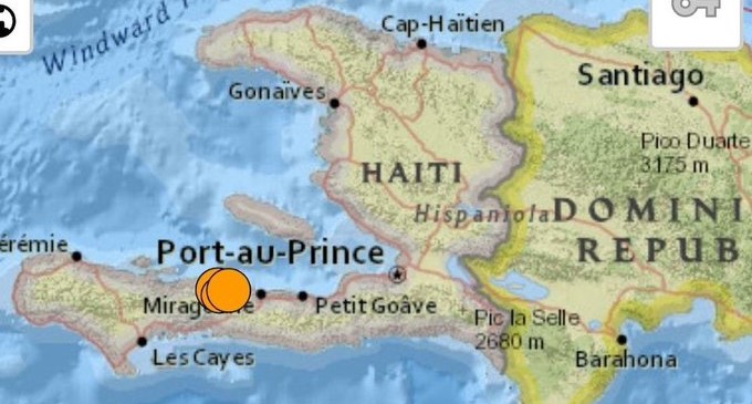 HAITI: Sismo magnitud 4,9 deja en el Sur tres muertos y heridos