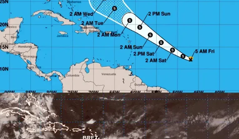 Tormenta tropical Cindy se forma en el Atlántico