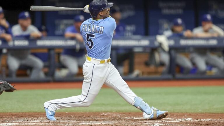 Wander Franco batea jonrón y empuja 3 para comandar a Rays