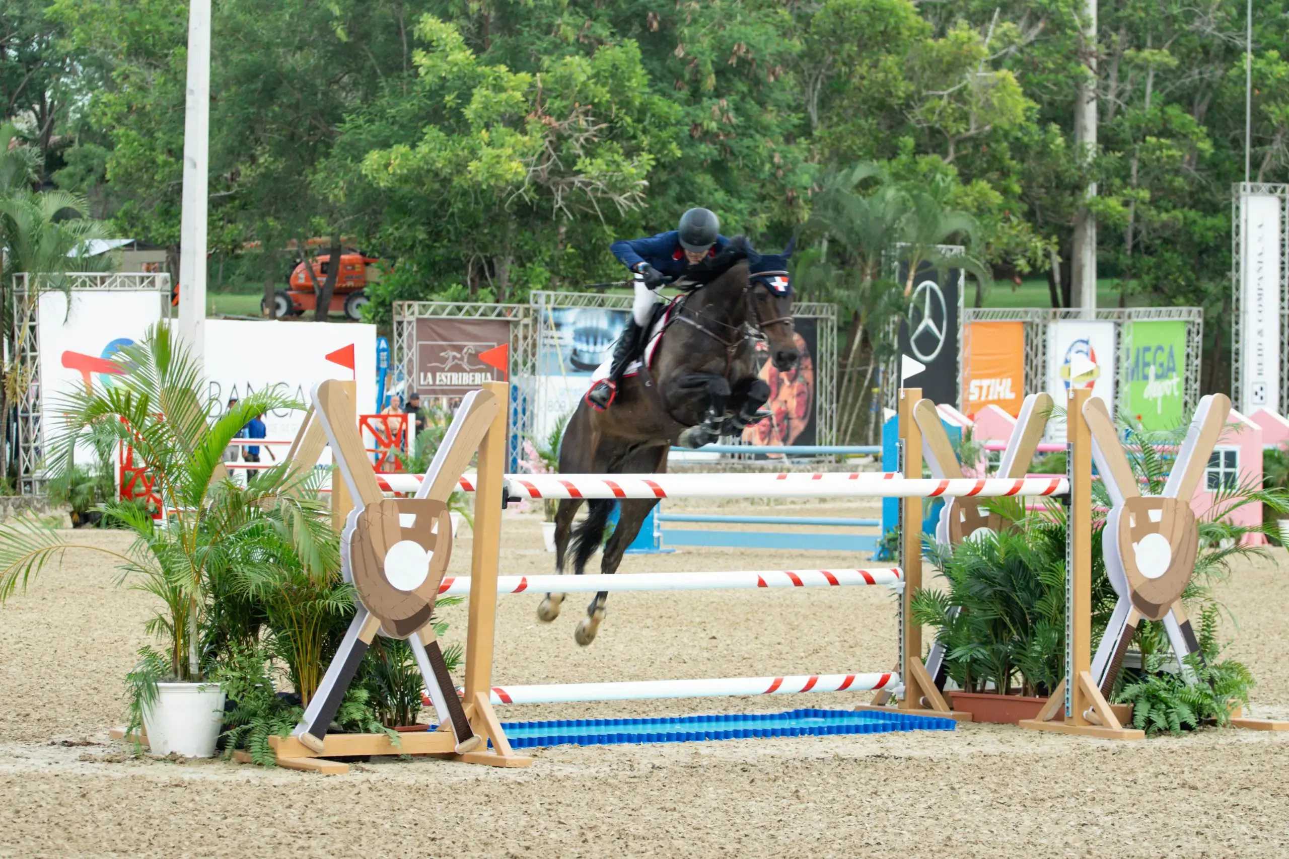 Gabriela Brugal se lleva el bronce salto ecuestre