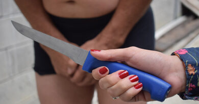 Una joven intenta cortar pene a expareja en San Francisco de Macorís