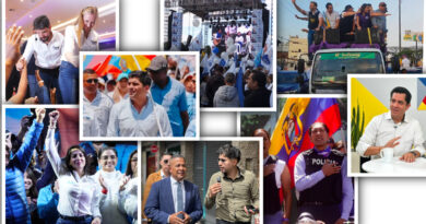 ECUADOR: Chalecos antibalas en el cierre de la campaña electoral