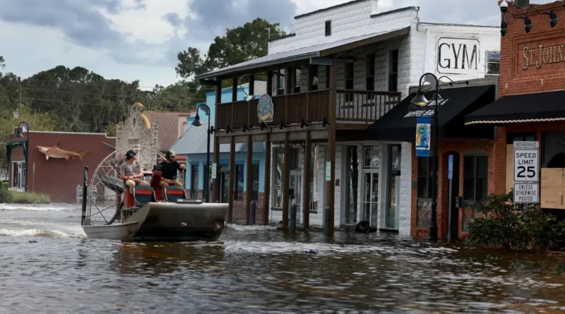 Huracán Idalia categoría 3 causa estragos en Florida y Georgia, EEUU