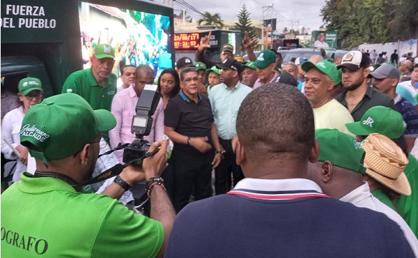 Fuerza del Pueblo realizó una marcha en Santo Domingo Este
