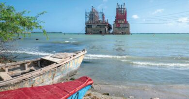 Detectan violaciones a licencia ambiental de las barcazas de Azua