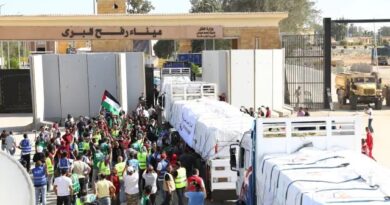 Los primeros camiones con ayuda humanitaria entran a Franja Gaza