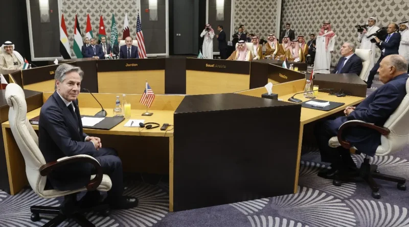 Seis países árabes piden a Blinken cese ofensiva